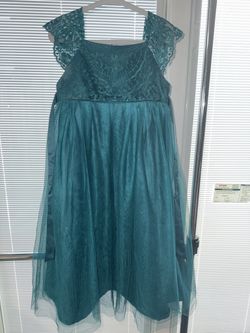 Green Girls Dress Size 10