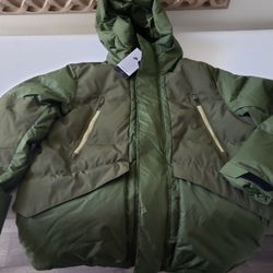 Nike STORM-FIT City Series Hooded Down Fill Jacket Green DD6980 326 Sz L $350msr