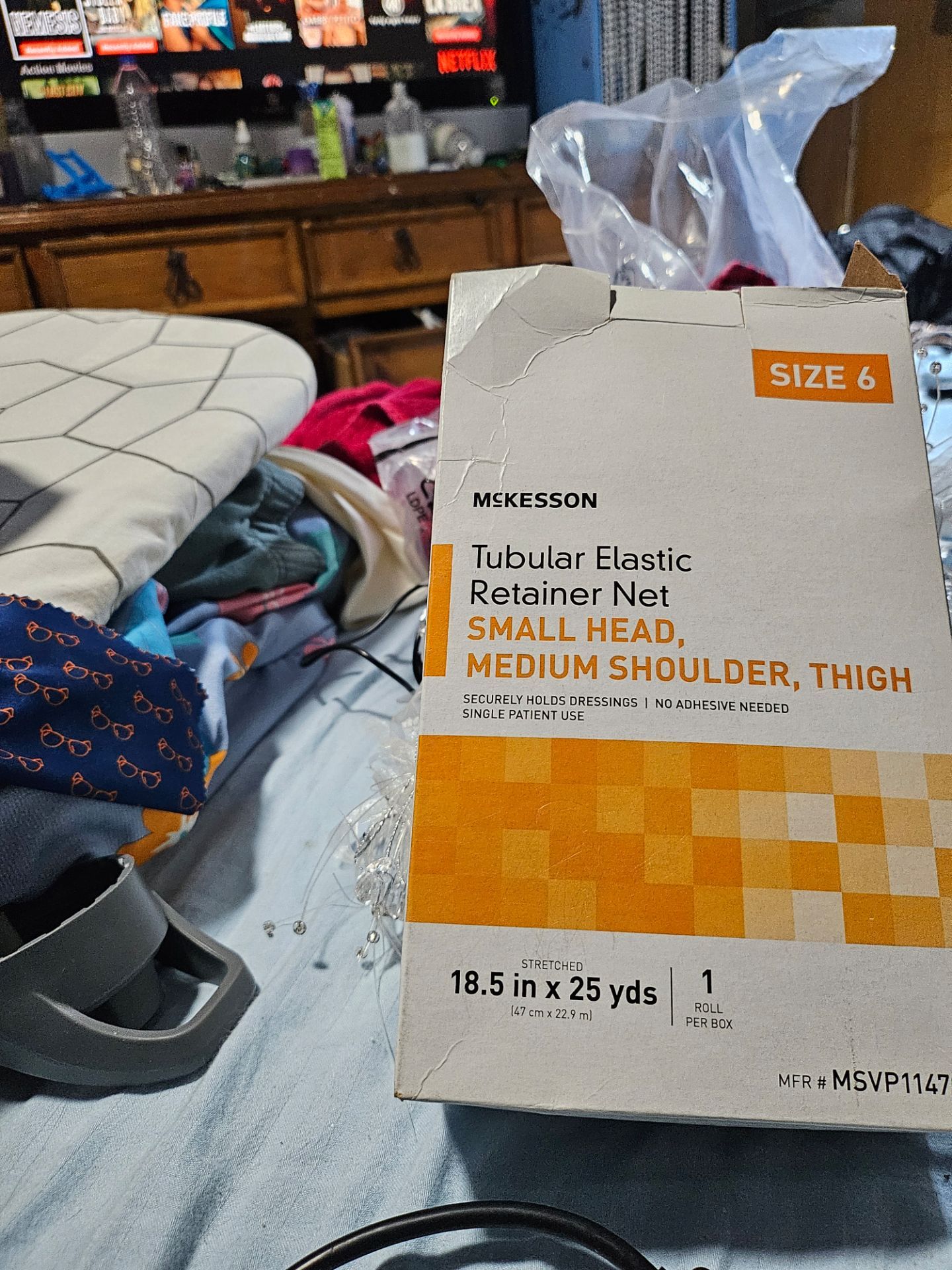 Tubular elastic retainer net 10 dollars