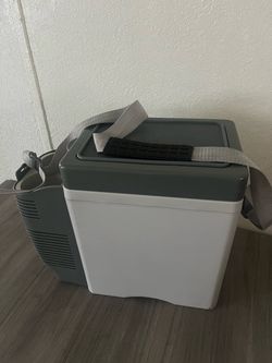 Car cooler with car lighter connection cord
