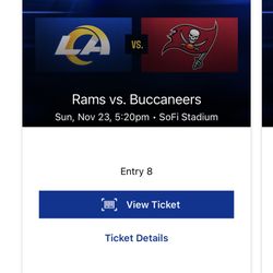 Rams Vs Buccaneers 