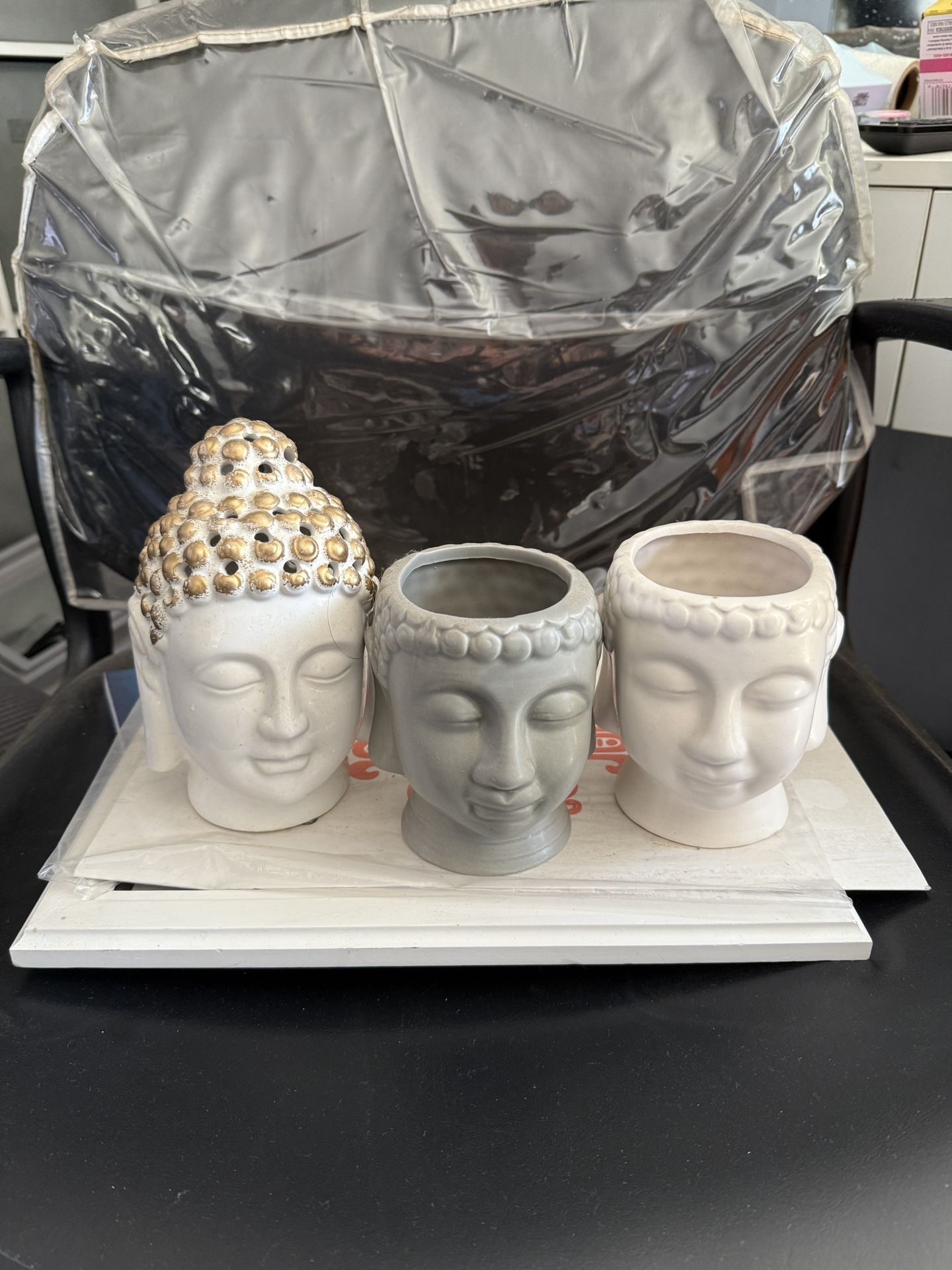 Buddha Pots And Inscence Holder