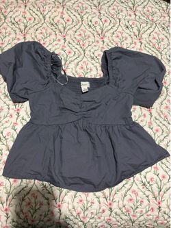3 shirt bundle blue puffy sleeve shirt