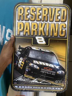 Matt Martin Reserved Parking Sign Number 8 