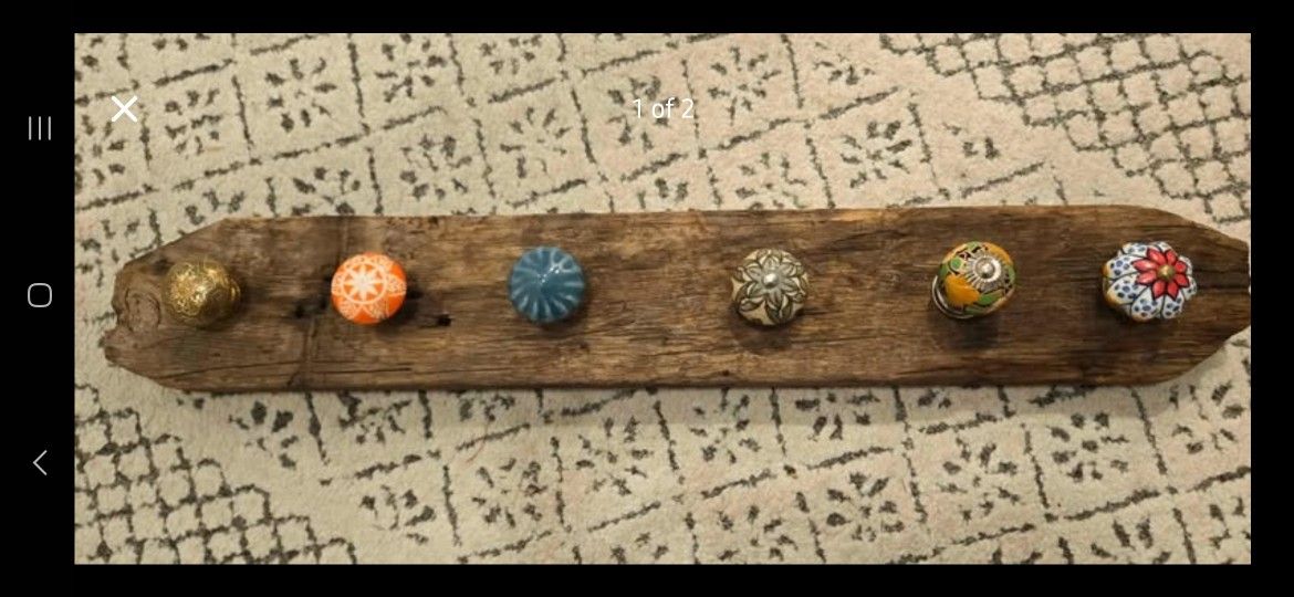 Snohomish Antique - Coat Rack 6 knobs