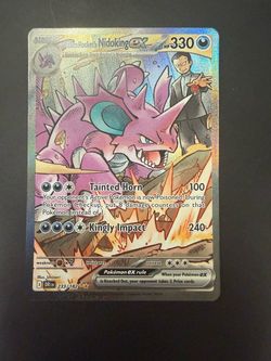Pokemon, Team Rocket's Nidoking ex - 233/182 - SV10: Destined Rivals
