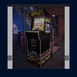 NIB, 12 Game Street Fighter Arcade With Riser