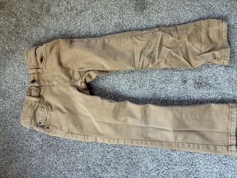 Kids Tan Slim Fit Pants
