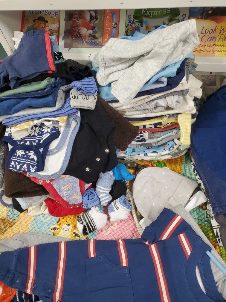 100pcs Baby Boy Clothes Size 0-6m