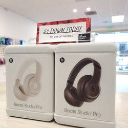 Beats Studio Pro Headphones Brand New - $1 DOWN PAYMENT - NO CREDIT NEEDED