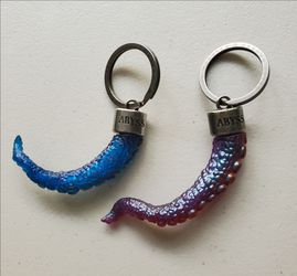 2/$25  or 1/$15 - 2019 Dabomb Soft Vinyl Toys - "Abyss" Tentacle Sofubi Keychains  - Limited Edition