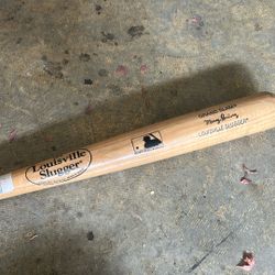 Vintage Louisville Slugger bat signed by manny ramirez 