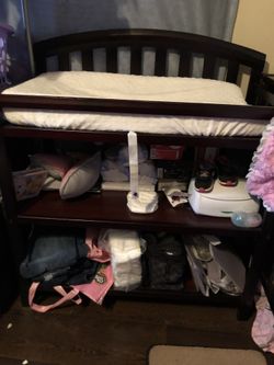 Baby’s changing table..
