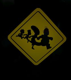 Simpson’s hit and run Vinyl decal for Laptop/Car/Mirror/etc