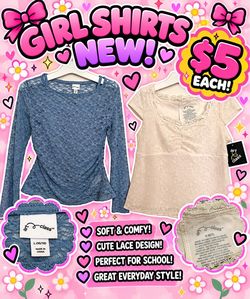 New Girls Shirts