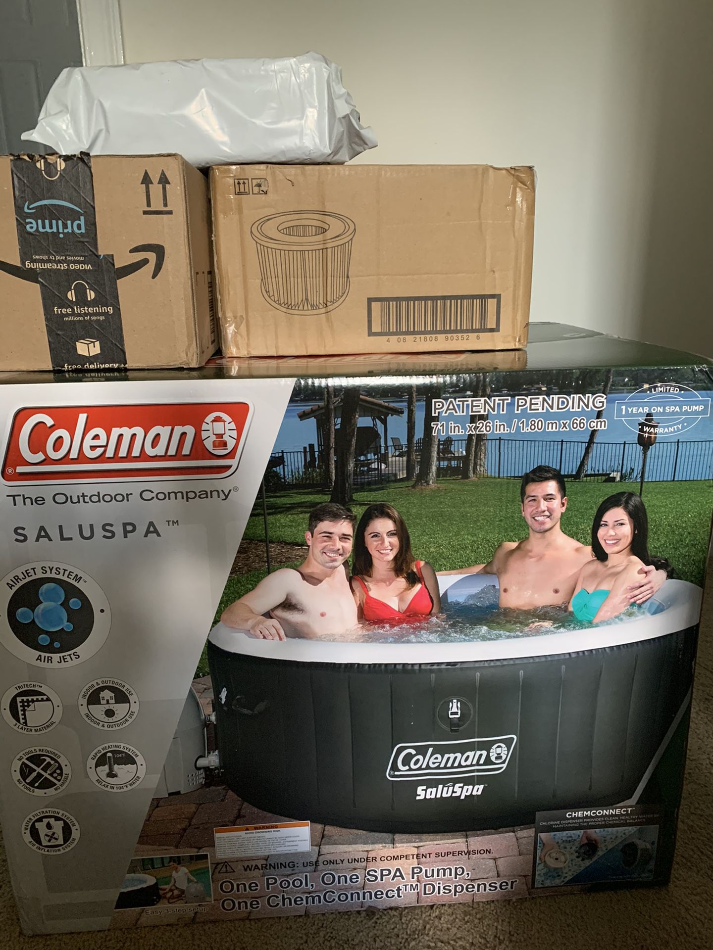 Coleman saluspa hot tub