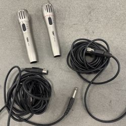 2 Naxa NAM-982 Wireless Dynamic Microphone DJ Karaoke Mobile PA Sound System Mic