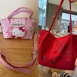 Hello kitty tote bags