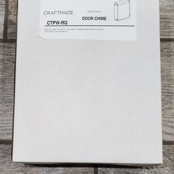 CraftMade 2 different chime rustic gold door bell chime BRAND NEW