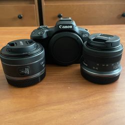 Canon R50 Camera W/lenses
