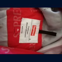 Supreme Red Jacket Windbreaker 