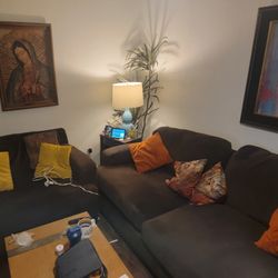 Big Oversized Confortable Couch & Loveseat