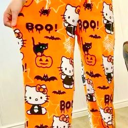 TikTok Hello Kitty His And Hers Halloween Pajama Pants