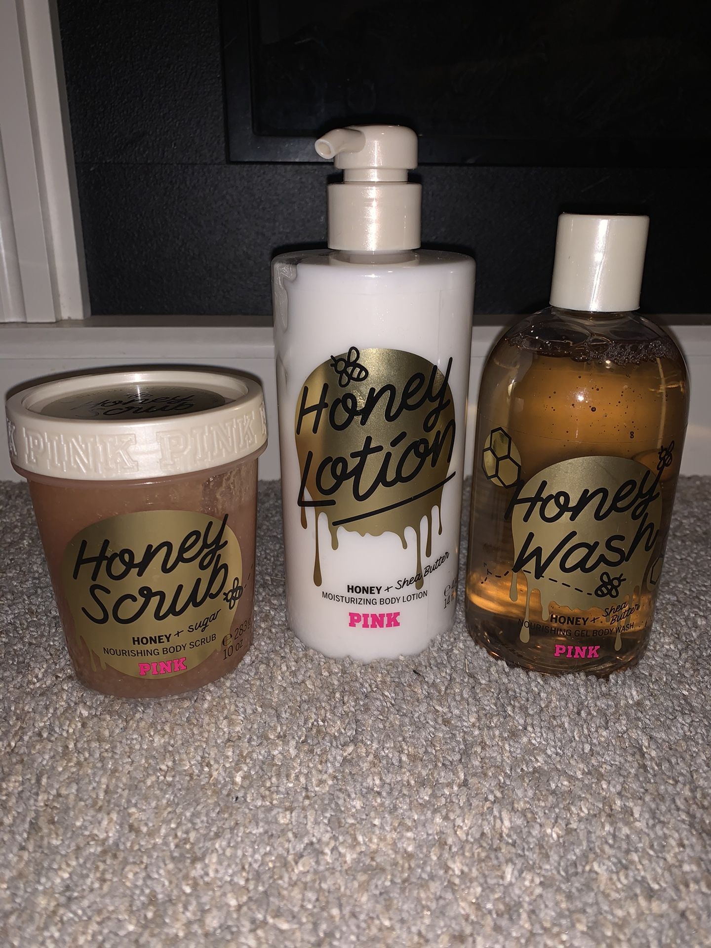 VS body spray, lotion, wash