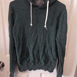 H&M LOGG Green Knit Hoodie Medium