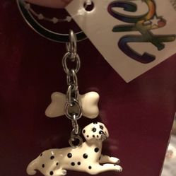DOG KEYCHAINS DALMATIAN NEW