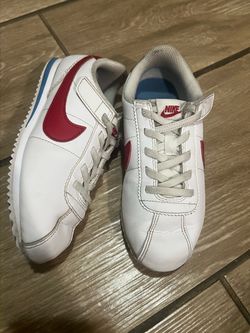 Nike Cortez White Red Blue Sneakers size 13.5c