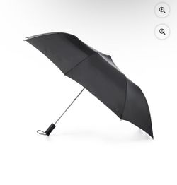 Totes Canopy Golf Umbrella with Sunguard (Black)
