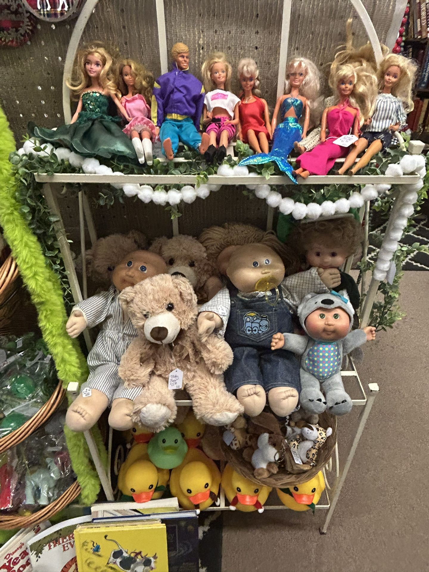 Vintage Barbies, Cabbage Patch Kids Dolls & More!