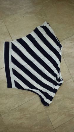 Diagonal striped shirt