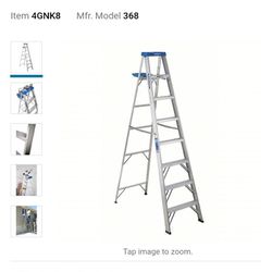 Werner 8ft Aluminum Step Ladder 