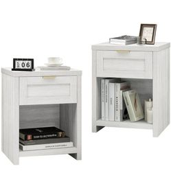 Oakham Set of 2 Boho Style Nightstands