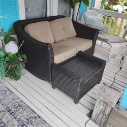 Wicker Chair Set