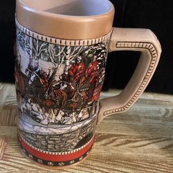 Budweiser Clydesdale Horses Stein