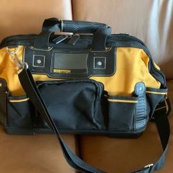 New Bostitch Yellow Black Tool Bag with Waterproof Bottom (169"x15"x10 3/4")