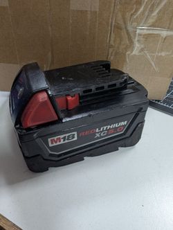 M18  5.0ah Red lithium XC 5.0 Battery 