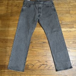 Grey Levi's 501 jeans 