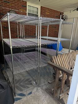 Metal racks 4 total