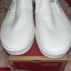 Fresh White Vans For Sell Size 10 Worn Once 