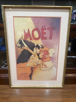Rare original Moet painting