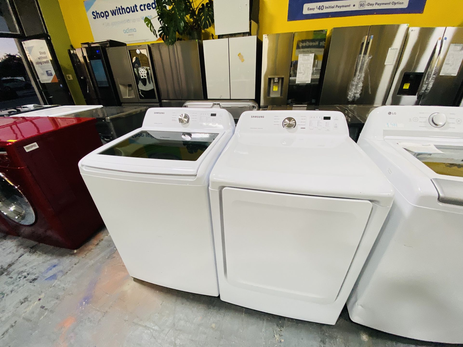 Samsung Washer And Dryer Gas Finance Available