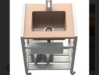 Portable sink no plumbing required Semi truck Van living off the grid or outdoors sink with stand
