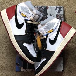 Union Black Toe Nike Air Jordan 1 Retro 8.5