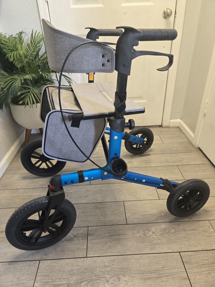 Real Relax All-Terrain Rollator Walker, Andador, Caminador