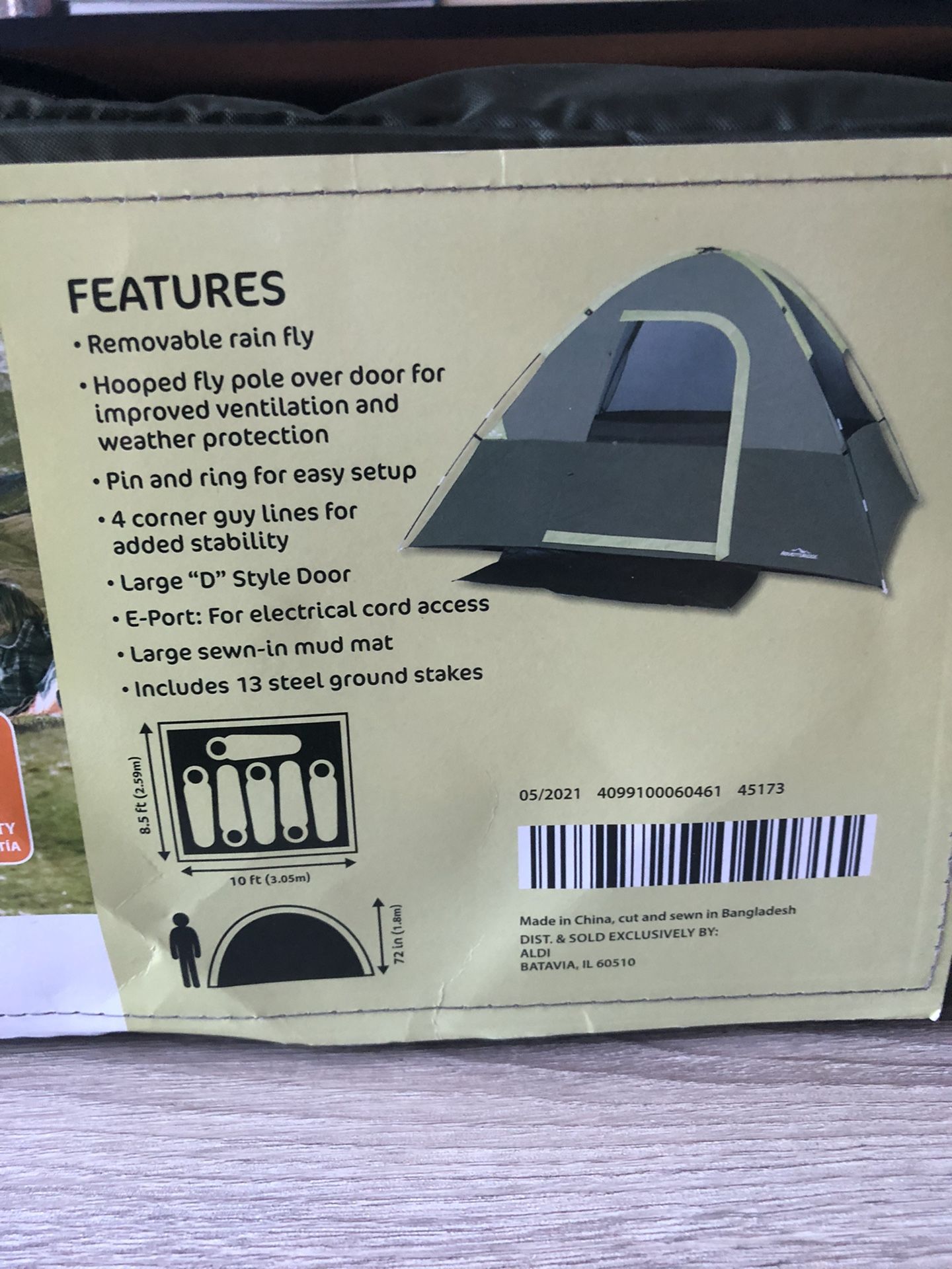 Adventuridge hot sale dome tent