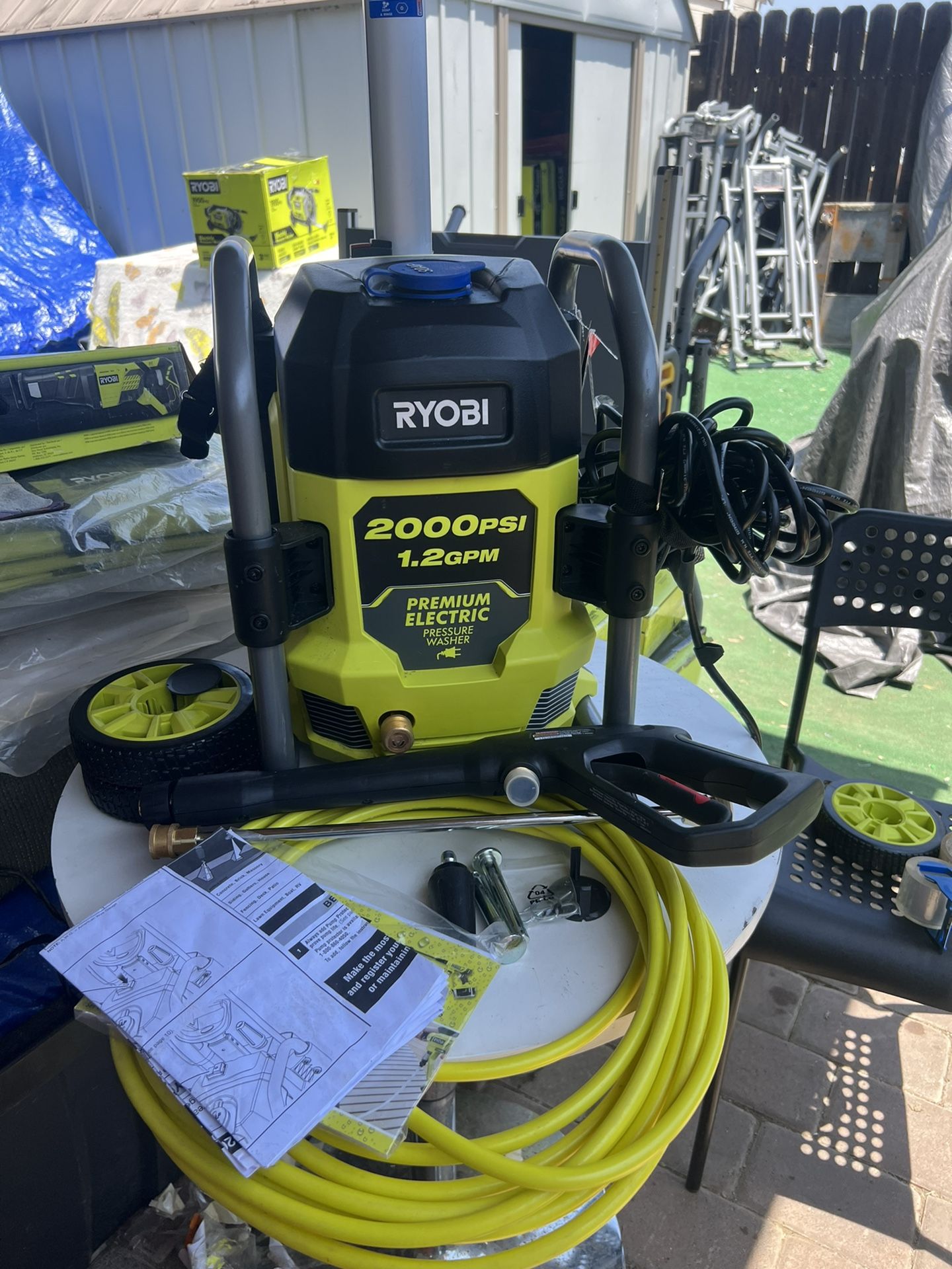 RYOBI 2000 PSI GPM Cold Water Corded Electric Pressure Washer